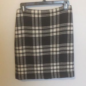 Talbots wool plaid skirt 2 petite